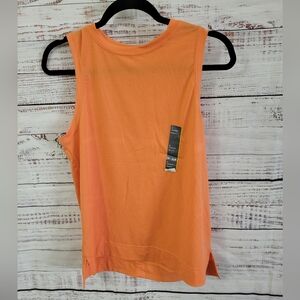 All in motion S Orange Sleveless Tee NWTS